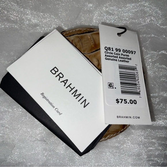 Brahmin Circle Coin Purse, NWT - Picture 4 of 10